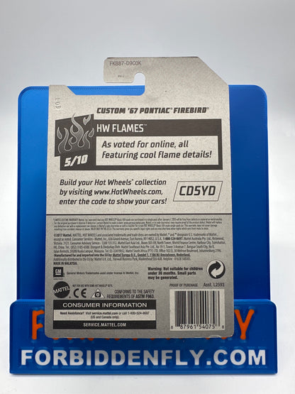 Hot Wheels Mainline - Factory Stickered 2018 - Exclusive Zamac Edition #12/18 - Custom ‘67 Pontiac Firebird