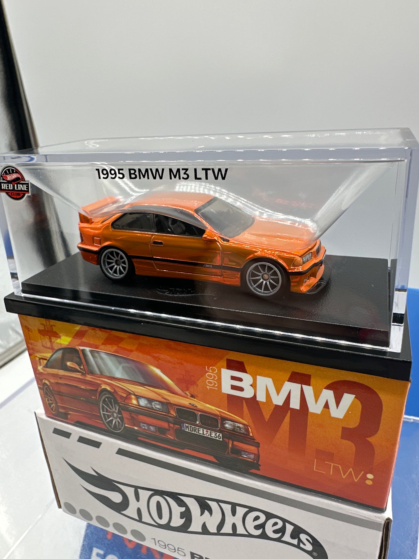 Hot Wheels RLC Red Line Club - 2025 Release - Orange 1995 BMW M3 LTW
