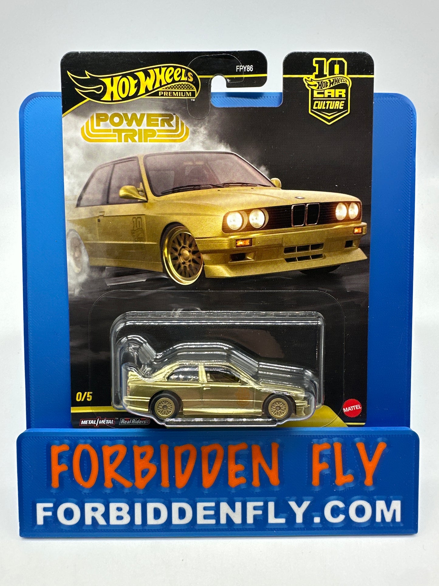 Hot Wheels Car Culture Premium - 2026 Power Trip Series Single - #0/5 Gold Chase - ‘92 MBW M3
