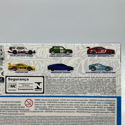 Hot Wheels - 2024 European Themed Multi Car Pack - Boxed Set of 6