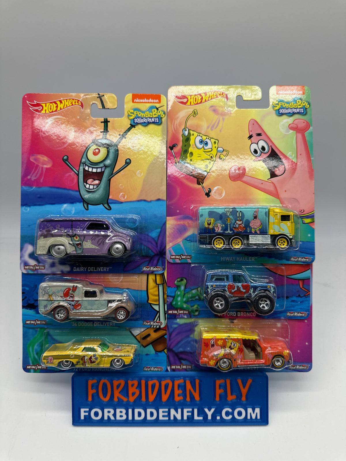Hot Wheels Premium Pop Culture 2015 - SpongeBob SquarePants Series - Set of 6