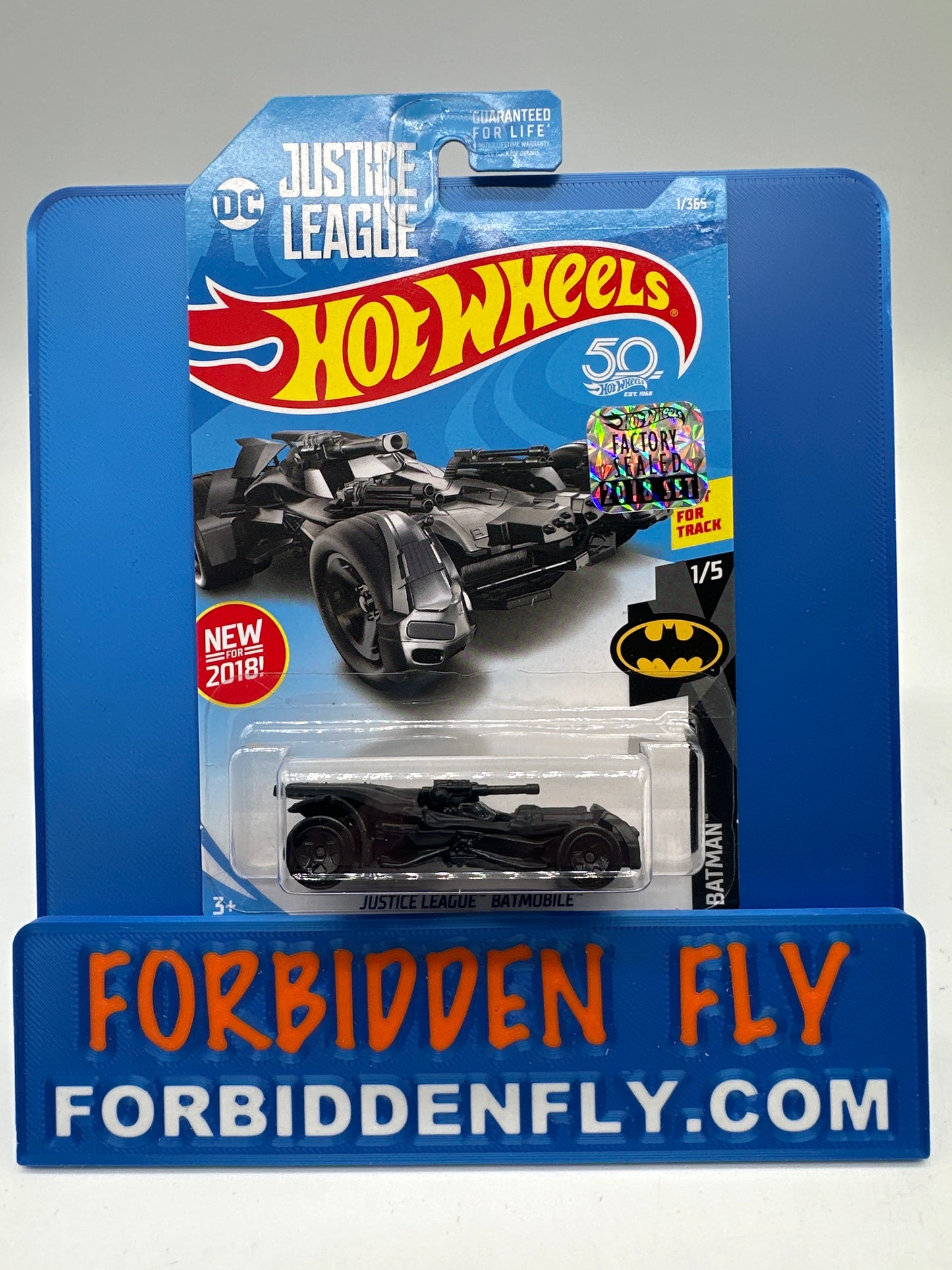 Hot Wheels Mainline - Factory Stickered 2018 - Justice League Batmobile - Lot Of 2