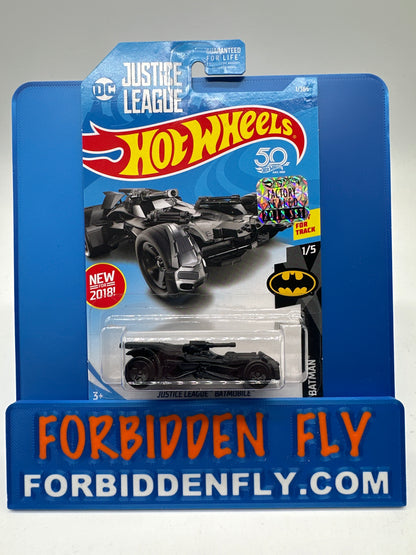 Hot Wheels Mainline - Factory Stickered 2018 - Justice League Batmobile - Lot Of 2