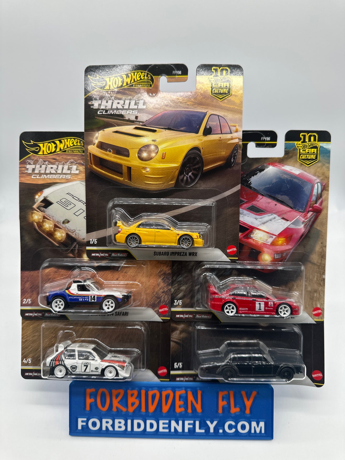 Hot Wheels Car Culture 2026 - Thrill Climbers Premium Set of 5