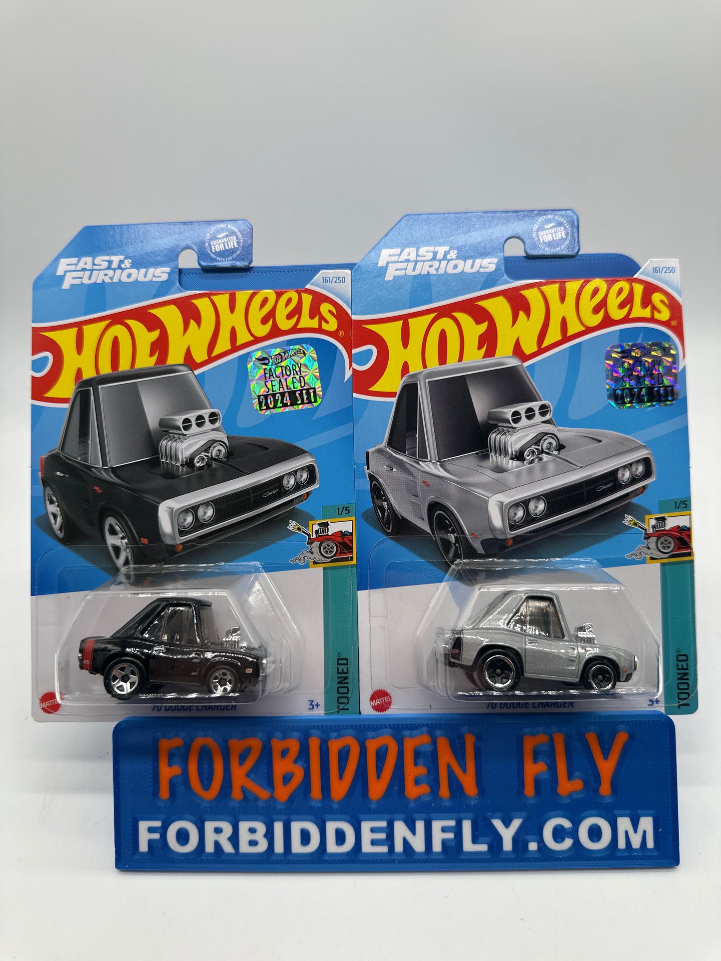 Hot Wheels Mainline - Factory Stickered 2024 - ‘70 Dodge Charger Fast & Furious - Lot Of 2