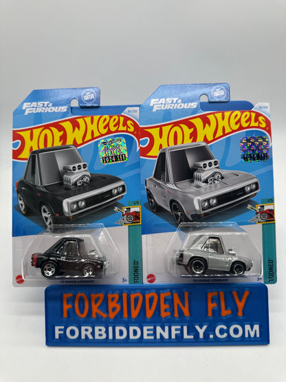 Hot Wheels Mainline - Factory Stickered 2024 - ‘70 Dodge Charger Fast & Furious - Lot Of 2
