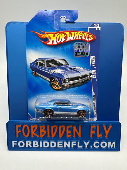Hot Wheels Mainline - 2009 Factory Stickered - Faster Than Ever Series - Chevy Nova - Lot Of 3