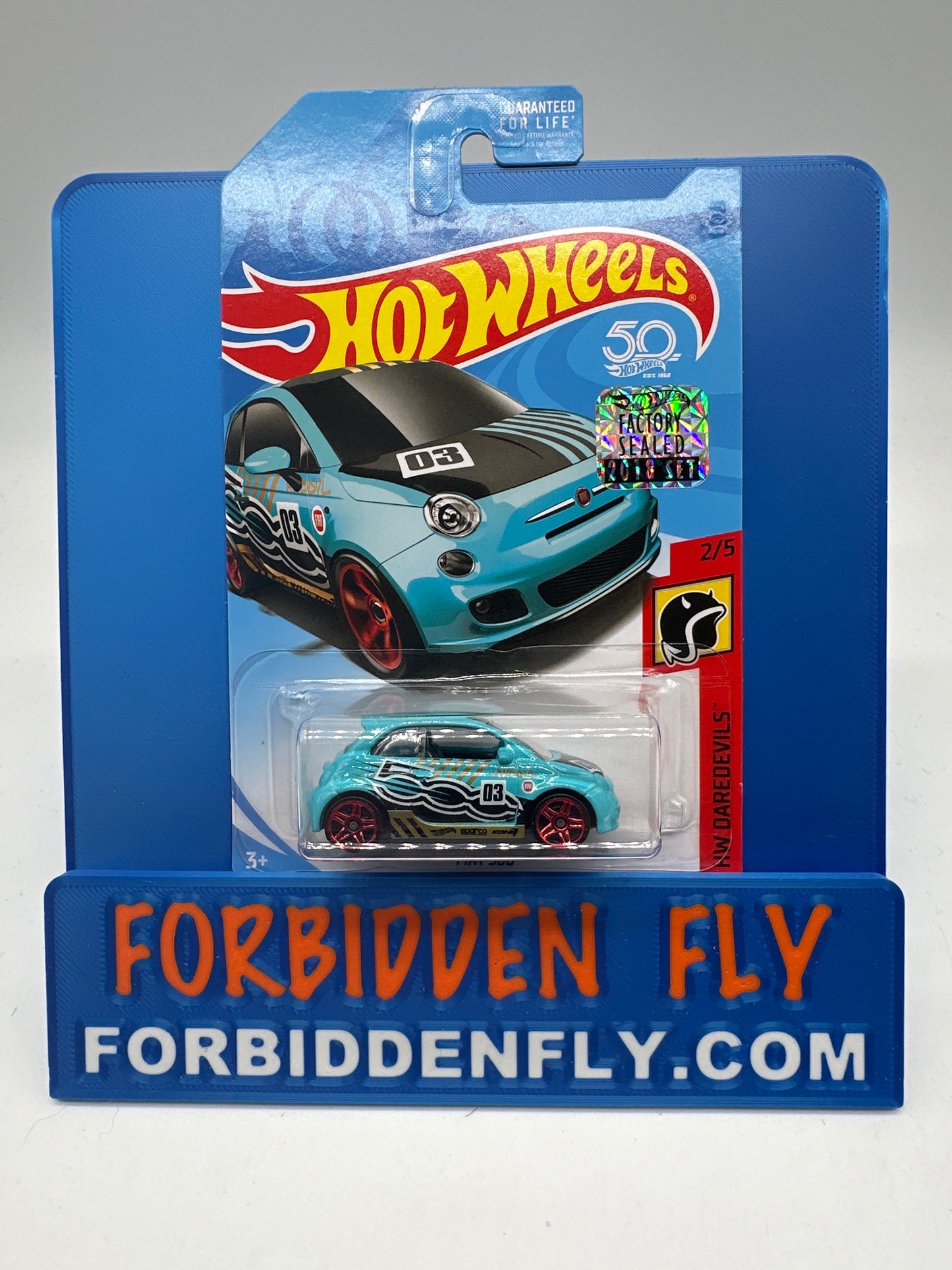 Hot Wheels Mainline - Factory Stickered 2018 - Daredevils Fiat 500 - Lot Of 4