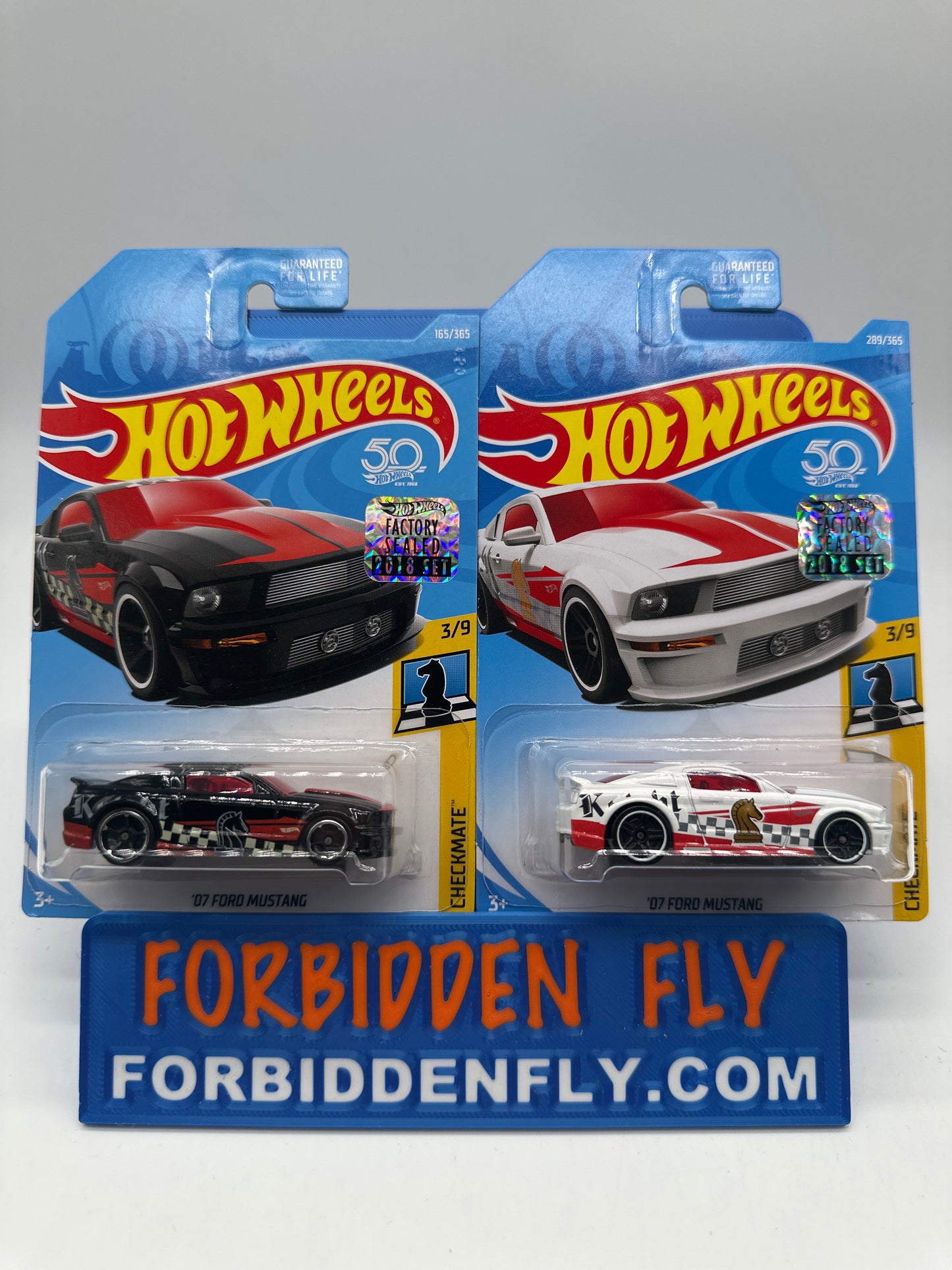 Hot Wheels Mainline - Factory Stickered 2018 - ‘07 Ford Mustang - Lot Of 2