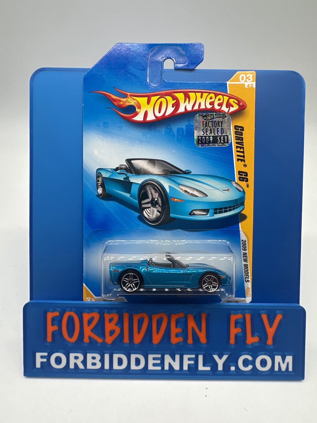Hot Wheels Mainline - 2009 Factory Stickered - 2009 New Model Series - Corvette C6 - Lot Of 2