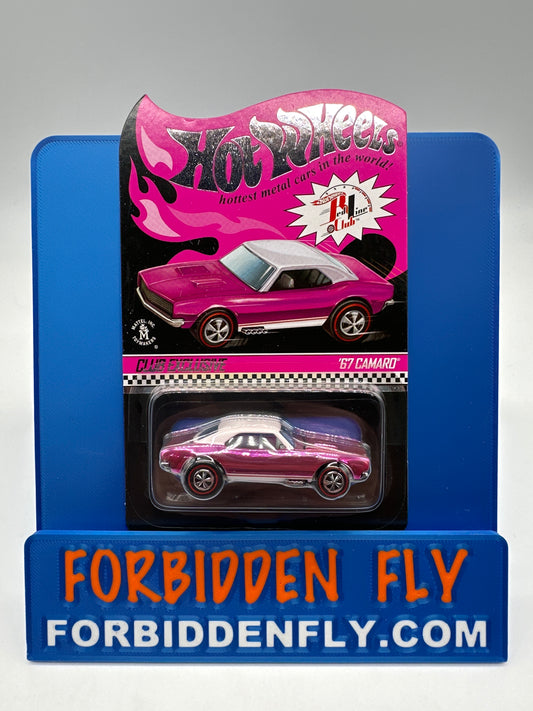 Hot Wheels RLC Red Line Club - 2017 Release - Pink Party Car - ‘67 Camaro