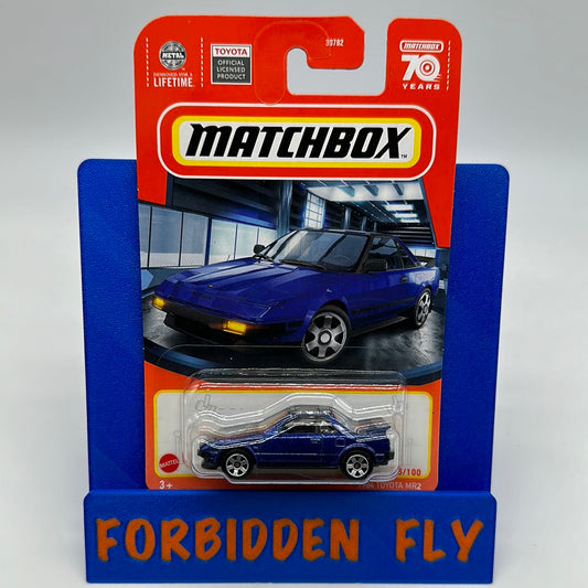 Matchbox Mainline - 70 Years - #95/100 - Blue 1984 Toyota MR2