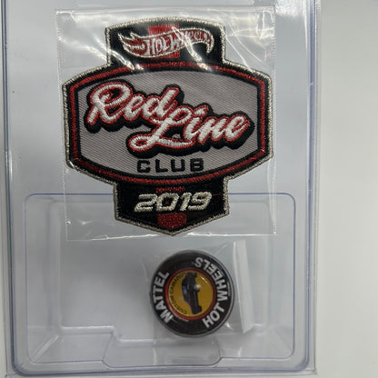 Hot Wheels RLC Red Line Club - 2019 Release - Black Custom Camaro Club Car w/ Pin & Patch