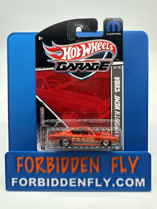 Hot Wheels Premium - HW Garage Series (Mopar) - Orange ‘68 Plymouth Hemi Cuda (#12/15)