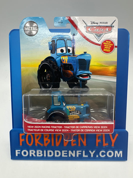 Disney Pixar Cars Movie - Metal Logo Card Release - View Zeen Racing Tractor