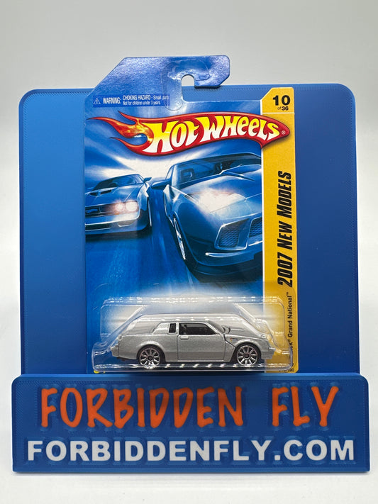 Hot Wheels Mainline - 2007 New Model Series - Buick Grand National - Silver
