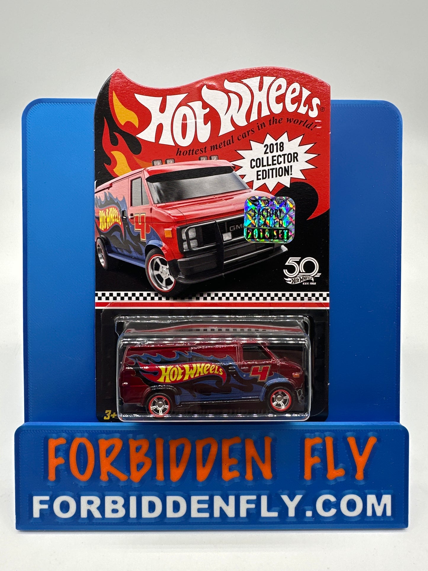 Hot Wheels Mail In - 2018 Factory Sticker Collector Edition #4 - Custom GMC Panel Van
