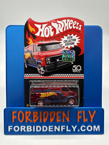 Hot Wheels Mail In - 2018 Factory Sticker Collector Edition #4 - Custom GMC Panel Van