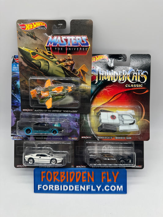 Hot Wheels Premium - Retro Entertainment 2020 Mix Q - Set of 5