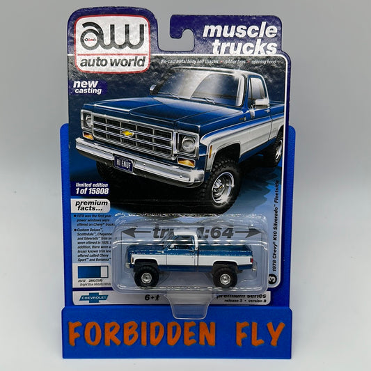 Auto World Muscle Trucks Series - Release 3 - 1978 Chevy Silverado K10 Fleetside - Version B