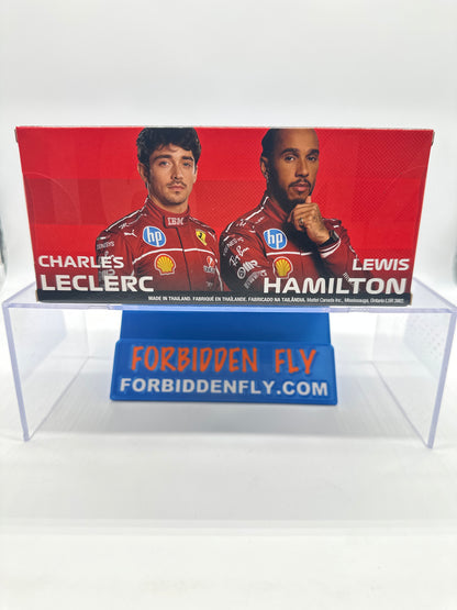 Hot Wheels 2025 Formula 1 Premium Series - Two Pack - Scuderia Ferrari Formula 1 One (F1) Team (#44 Lewis Hamilton & #16 Charles Leclerc)