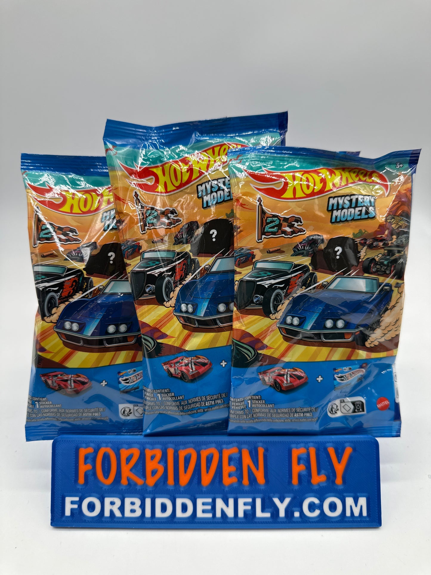 Hot Wheels 2025 Mystery Models Baggie - Series 2 Chase Set of 3 (#1, #2, #3)