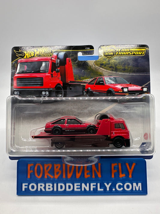 Hot Wheels Car Culture Team Transport - #84 - Toyota AE86 Sprinter Trueno & Fleet Street