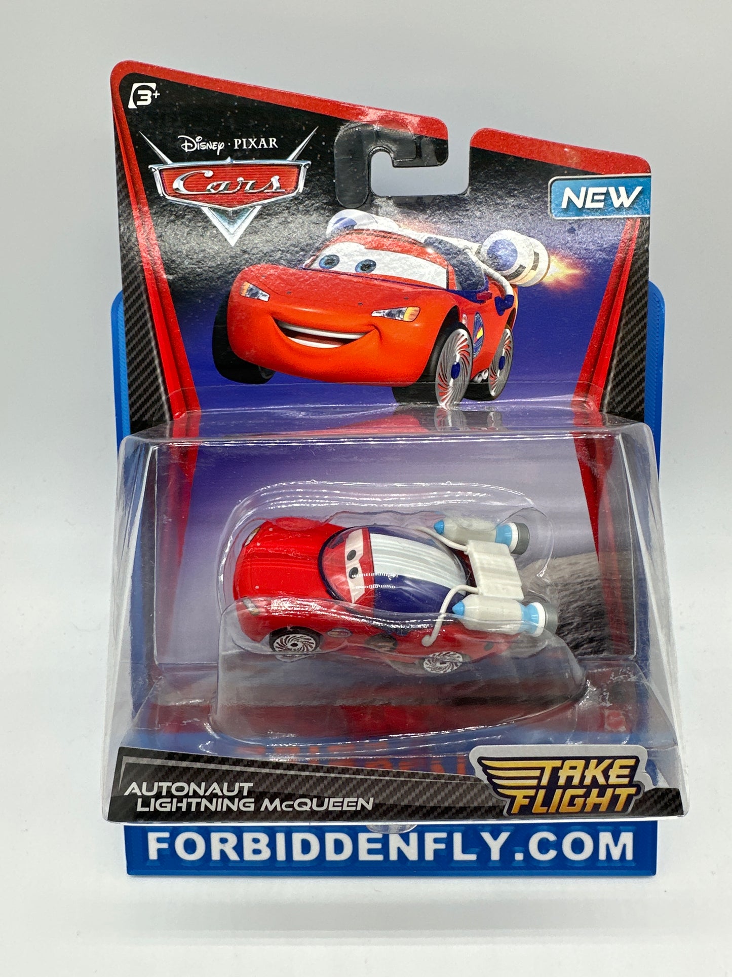 Disney Pixar Cars Movie - Moon Mater Series - Take Flight Astronaut Lightning McQueen