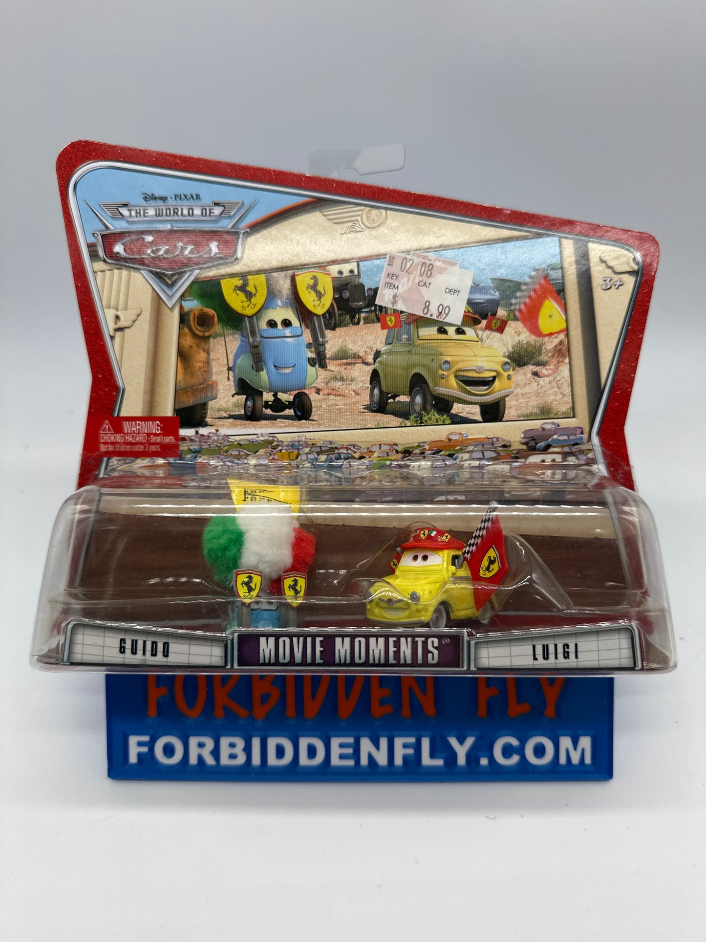 Disney Pixar Cars Movie - World of Cars Two Pack - Movie Moments Guido & Luigi Ferrari