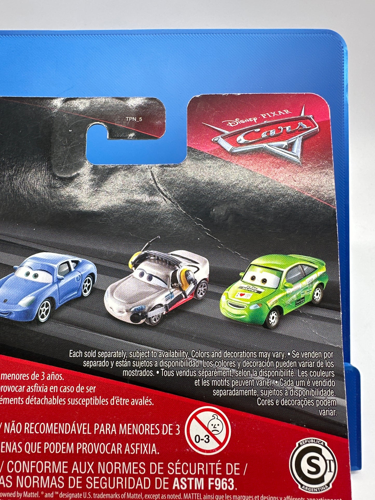 Disney Pixar Cars Movie - Scavenger Hunt Chase - Metallic Rex Revler