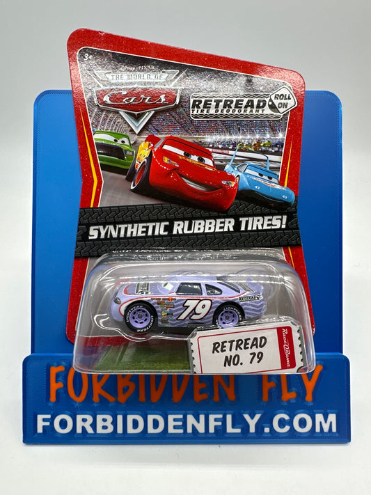 Disney Pixar Cars Movie - Piston Cup Racer w/ Synthetic Rubber Tires #79 Retread