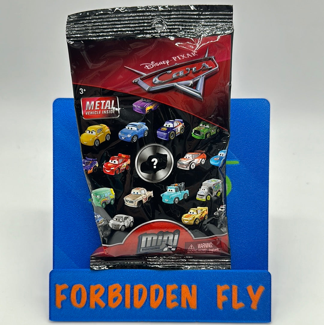 Disney Pixar Cars Movie Metal Mini Racers - Sealed Baggie - Gold Lightning McQueen