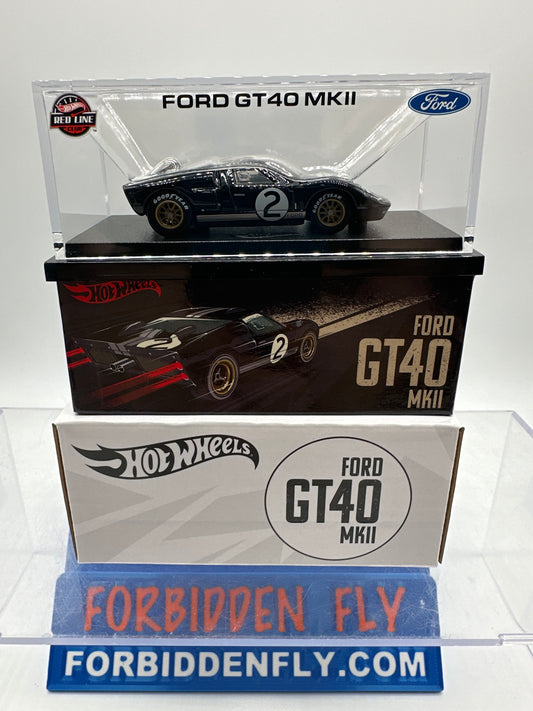 Hot Wheels RLC Red Line Club - 2025 Release - Ford GT40 MKII - Black