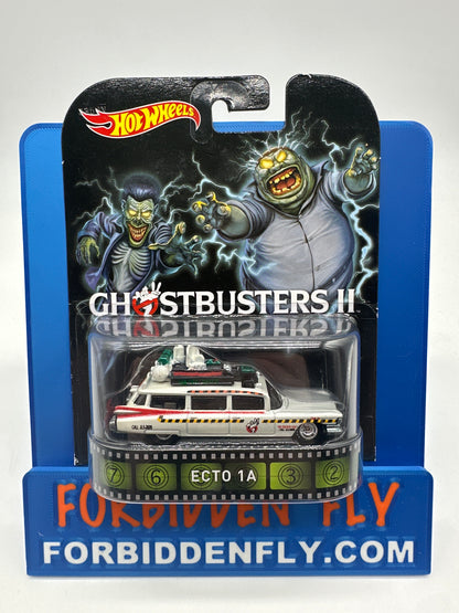 Hot Wheels 2014 Retro Entertainment Premium Single - Ghostbusters Ecto 1A (Movie Reel Packaging)