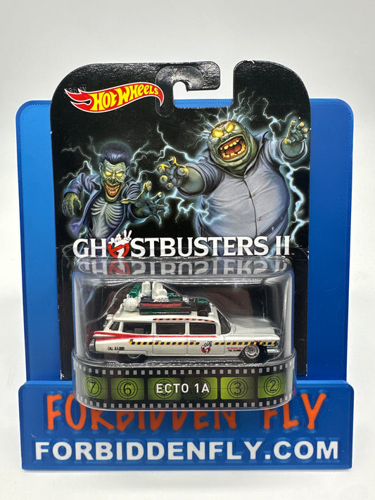 Hot Wheels 2014 Retro Entertainment Premium Single - Ghostbusters Ecto 1A (Movie Reel Packaging)