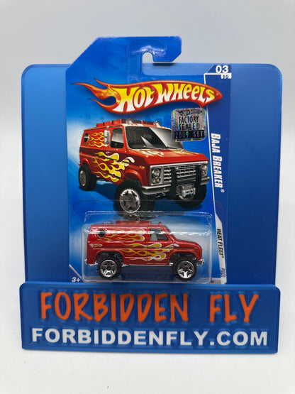 Hot Wheels Mainline - 2009 Factory Stickered - Heat Fleet Series - Baja Breaker - Lot Of 3