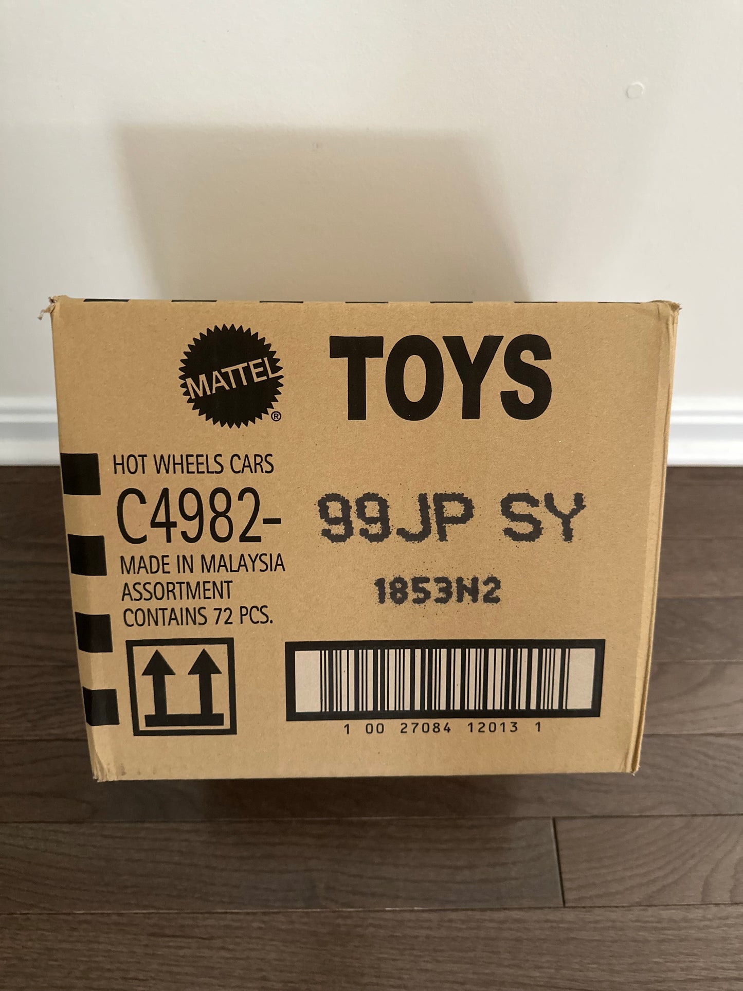 Hot Wheels - Factory Sealed International Cards Mainline Case of 72 - 2023 P Case