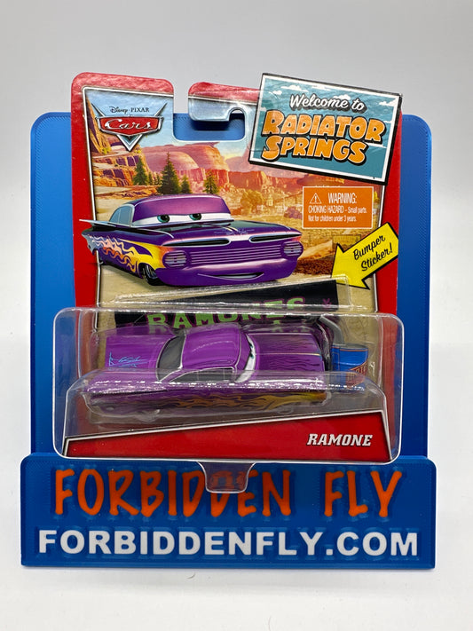 Disney Pixar Cars Movie - Welcome To Radiator Springs Card Series - Ramone With Bumper Sticker