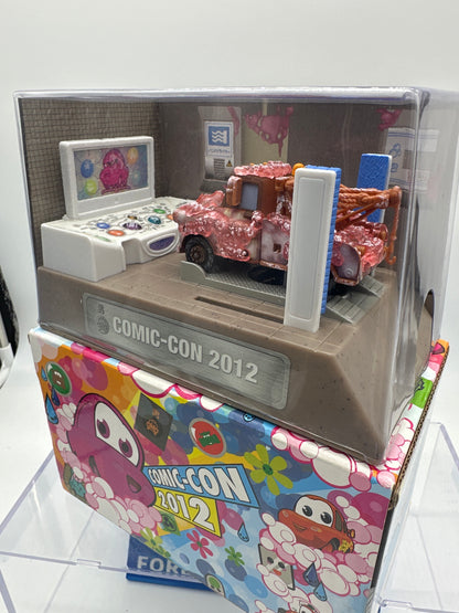Disney Pixar Cars Movie - 2012 SDCC Comic Con Exclusive - Soapy Suds Bathroom Mater w/ Display