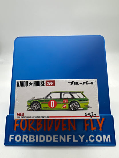 Kaido House (x MiniGT) - Regular #164 - Datsun Kaido 510 Wagon OG Flow Yellow