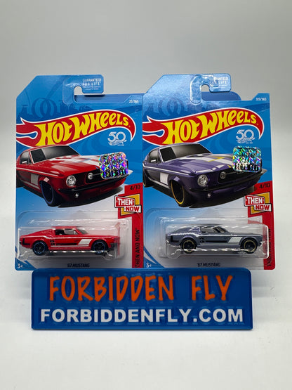 Hot Wheels Mainline - Factory Stickered 2018 - ‘67 Mustang - Lot Of 2