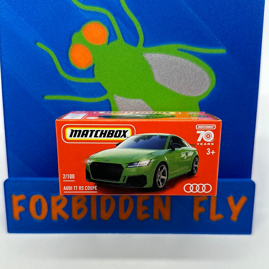 Matchbox Power Grabs - 70 Years #2/100 - Audi TT RS Coupe - Green