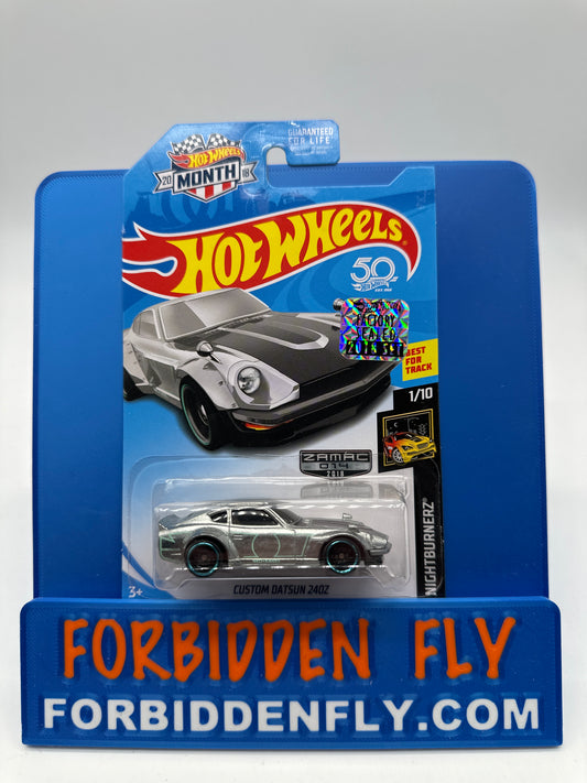 Hot Wheels Mainline - Factory Stickered 2018 - Exclusive Zamac Edition #14/18 - Custom Datsun 240Z