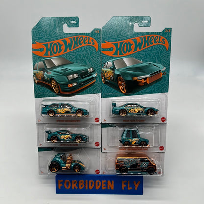 Hot Wheels Mainline - 2024 Pearl & Chrome 56th Anniversary - Mix B - Complete Set of 6