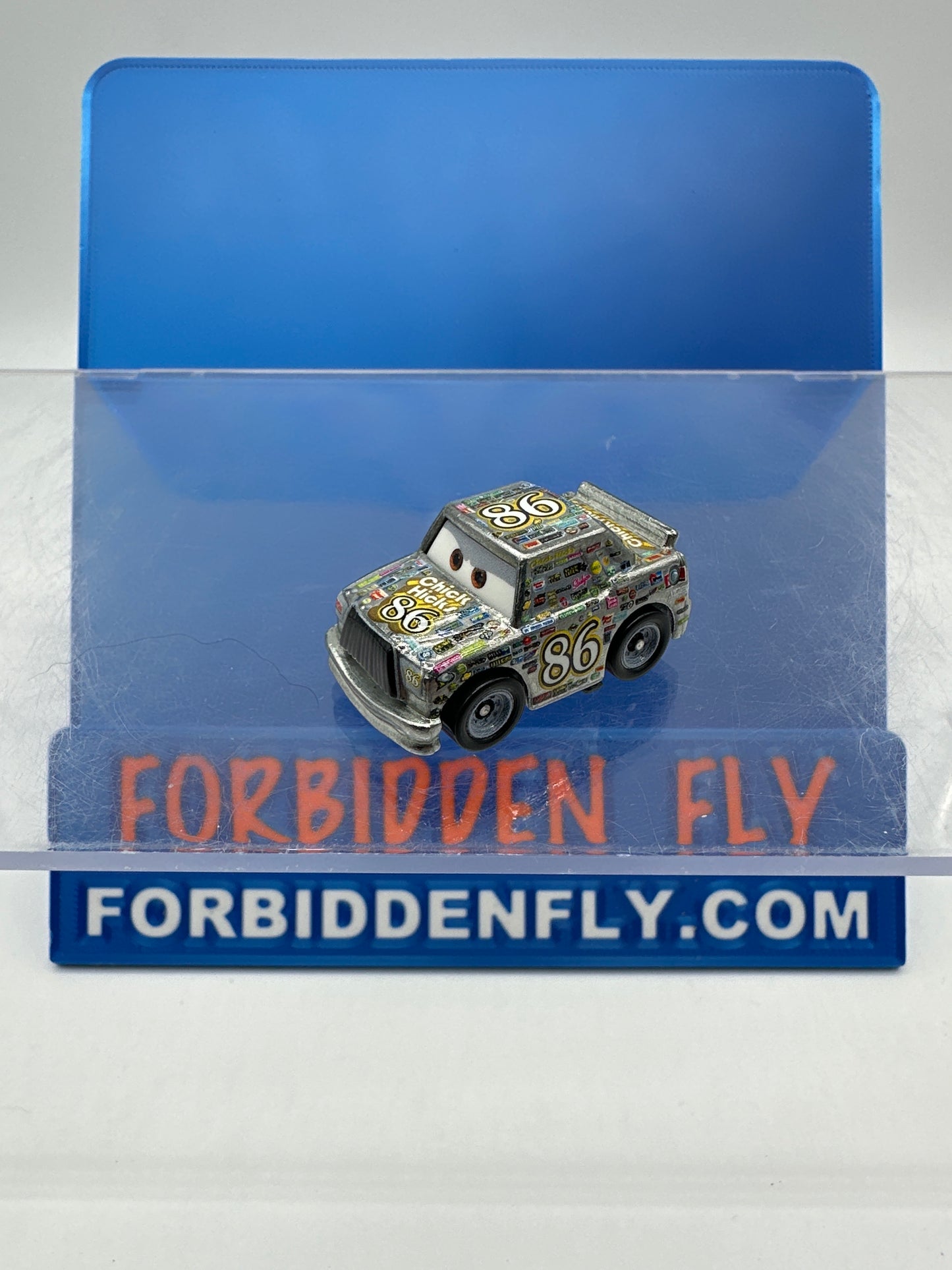 Disney Pixar Cars Movie Metal Mini Racers - Silver Chick Hicks (Loose)