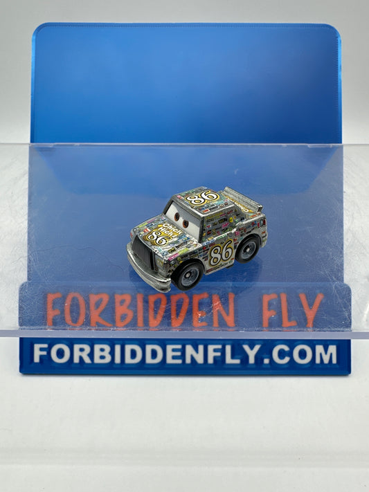 Disney Pixar Cars Movie Metal Mini Racers - Silver Chick Hicks (Loose)