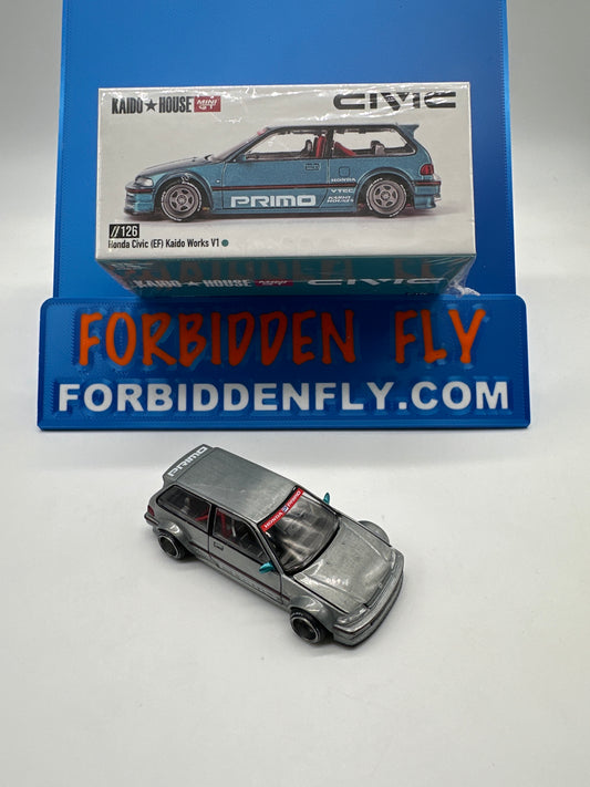 Kaido House (x MiniGT) - Chase #126 - Honda Civic (EF) Kaido Works V1 - Tahitian Green
