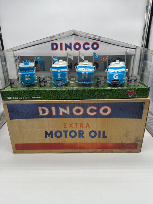 Disney Pixar Cars Movie - 2013 D23 Convention Exclusive - The Convoy Brothers (Dinoco RVs)