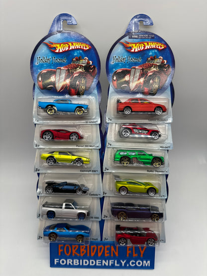 Hot Wheels - Wal Mart Exclusive 2006 Holiday Hot Rods Series - Complete Set of 12