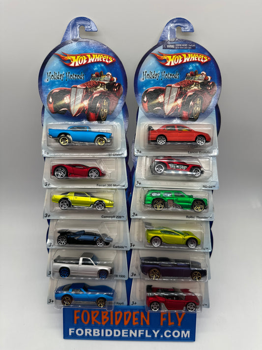 Hot Wheels - Wal Mart Exclusive 2006 Holiday Hot Rods Series - Complete Set of 12